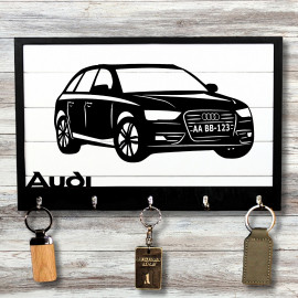 Audi A4 Avant fali kulcstartó